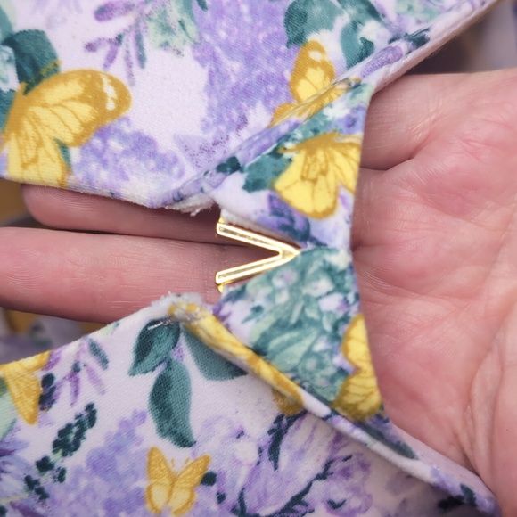 Like New Victoria's Secret Push-up Freedom Cloud Purple Floral Bra, Sz. 38D. - Picture 7 of 7